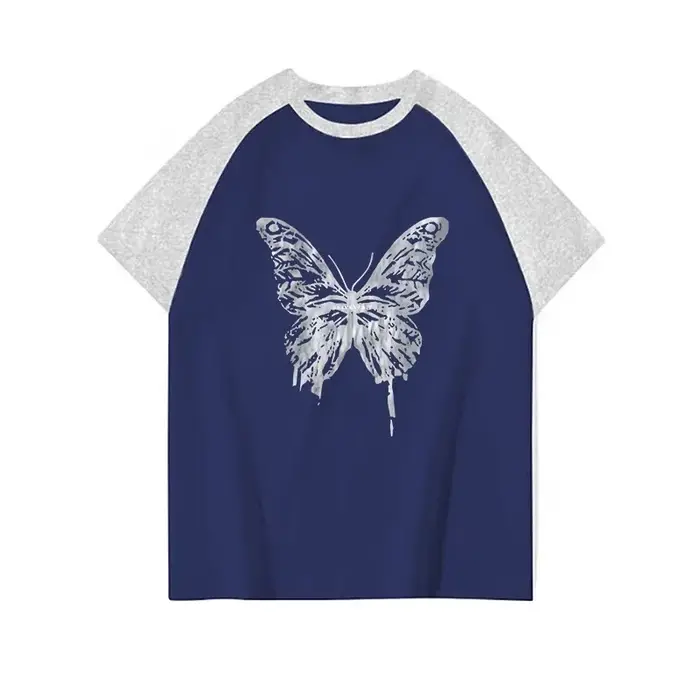 Coton manches Raglan papillon conception