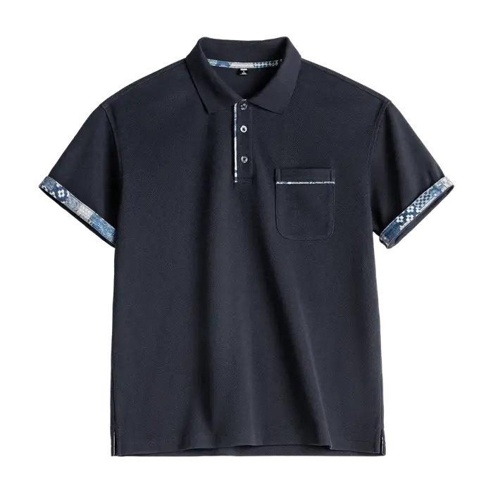 Chemises polo pour hommes Maden, col vintage, t-shirt pour hommes, motif imprimé, manches courtes, h
