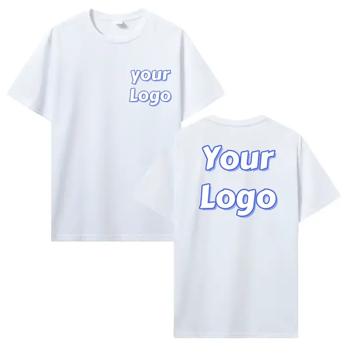 T-shirt imprimé personnalisé hommes femmes couverture en coton