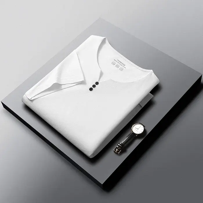 T-shirts à col Henley pour hommes