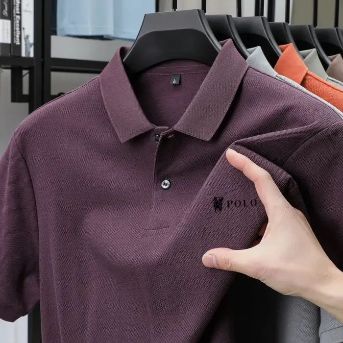 Polo classique d'été Paul Brand New Pony Design respirant pour homme