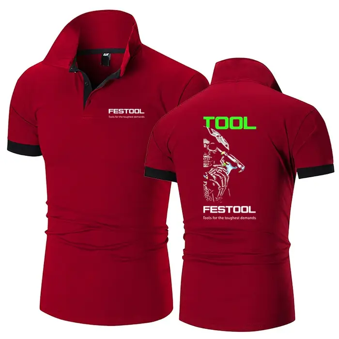 Festool 2025 été nouveau Polo à manches courtes pour hommes