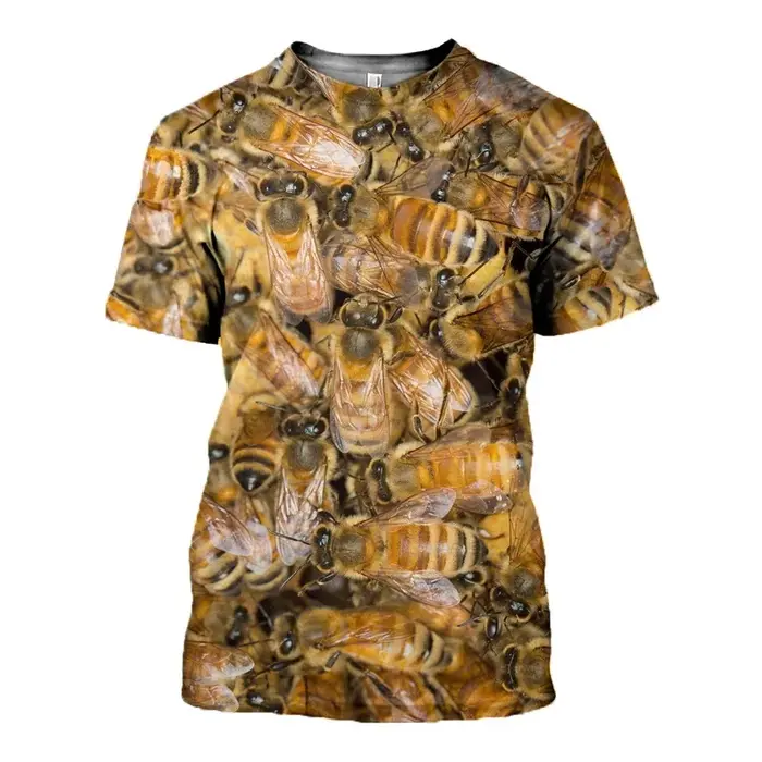 T-shirt graphique à imprimé 3D pour hommes et femmes