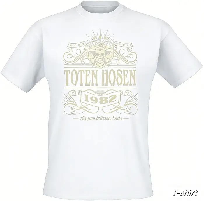 T-shirt décontracté Alte Schule _ Die Toten Hosen pour hommes et femmes