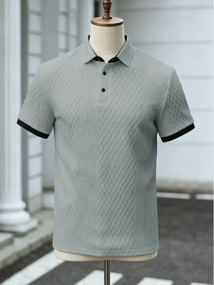 Chemises polo pour hommes au style décontracté chic