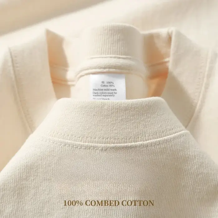 T-shirt en coton à col rond pour homme - Style rétro américain pour couple, grande taille, ample, tendance, confortable et respirant