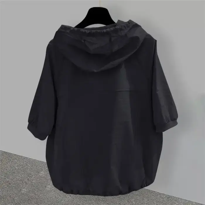 T-shirt à capuche à manches courtes pour hommes