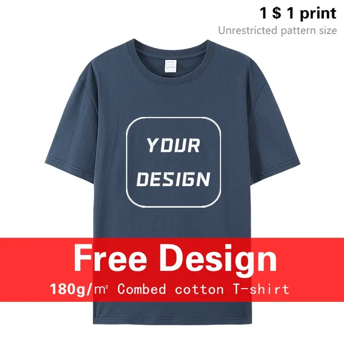 T-Shirt à manches courtes pour hommes et femmes, 100% coton, Logo personnalisé, décontracté, Design, impression de personnalité, T-Shirt brodé, bricolage, S-5XL