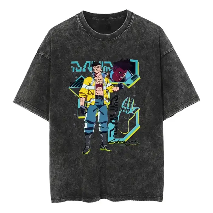 T-shirt d'été Cyberpunk Edgerunners David Martinez 2026