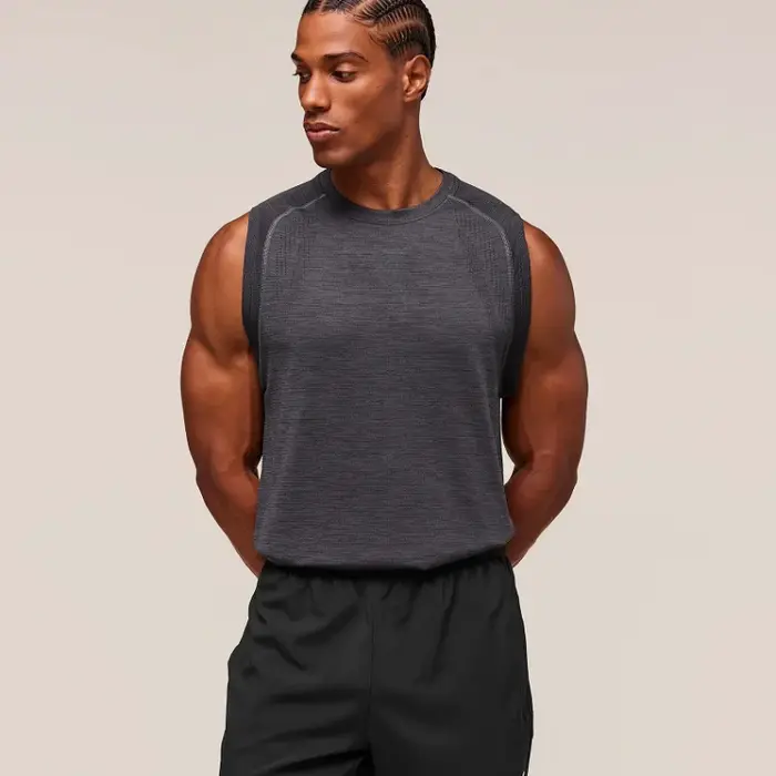 Débardeur Homme Slim Fit Sans Coutures Séchage Rapide Été Sans Manches Entraînement Course Fitness Nouveauté 2026