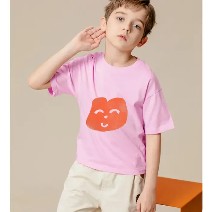 T-shirt d'été à manches courtes pour garçon et adolescente