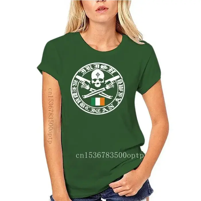T-Shirt à Manches Courtes et Col Rond en Coton, Vêtement de Styliste IRA (Design Vintage DistMurcia) Imprimé, à la Mode, pour Été, 2016