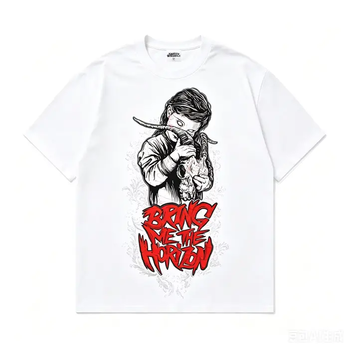 Bring Me The Horizon Count Your Blessings Goat Girl T-shirt 100% coton pour hommes et femmes