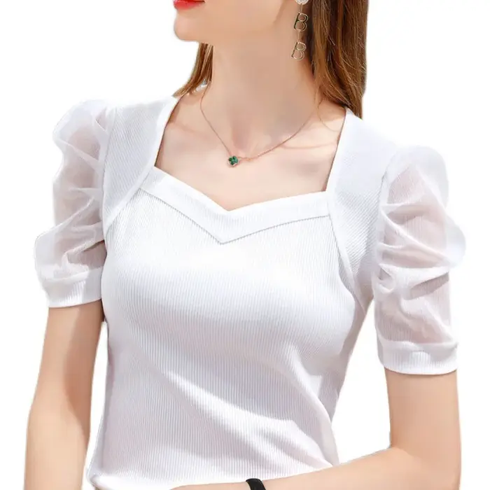 T-shirt à manches courtes pour femme