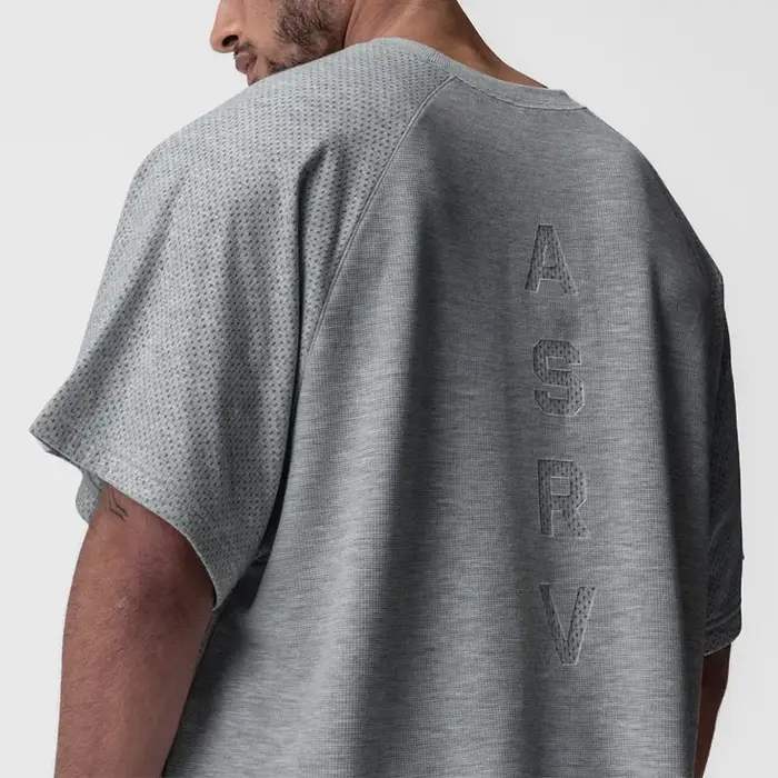 T-Shirt surdimensionné en maille pour hommes