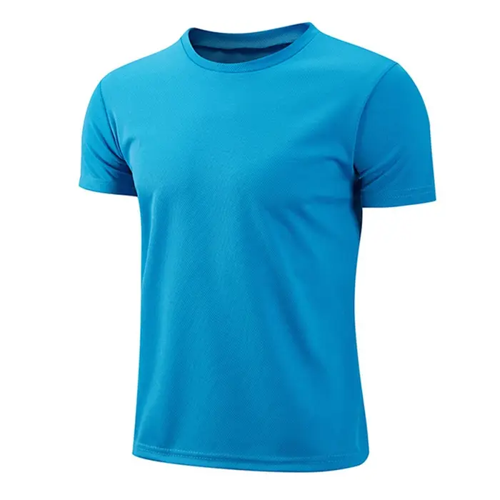 Hommes à manches courtes haut surdimensionné blanc T-Shirt homme décontracté solide chemise séchage rapide gymnase