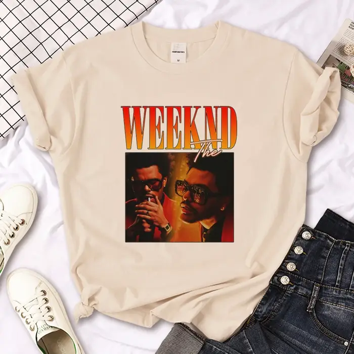 The Weeknd t-shirt hommes anime designer japonais haut mâle anime drôle y2k vêtements