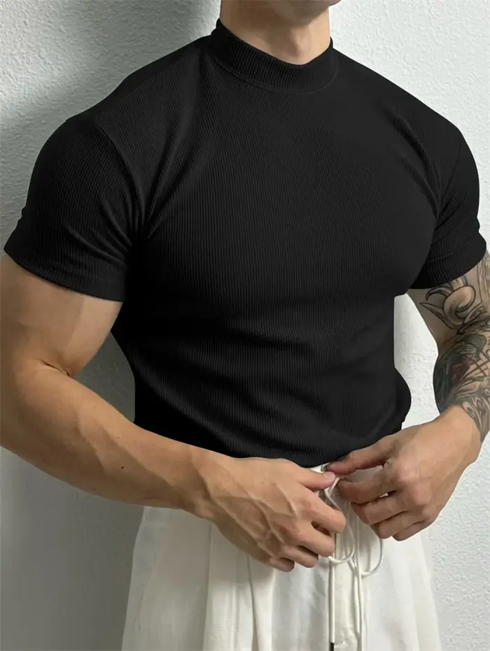 2026 Nouveau T-shirt de sport de loisirs Hommes vêtements