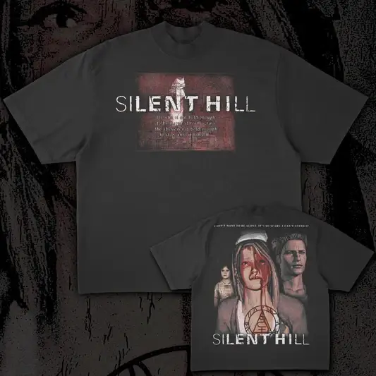 T-shirt à col rond pour hommes, Pyramid Head Silent Hill, en coton, à manches courtes, drôle, nouvelle collection