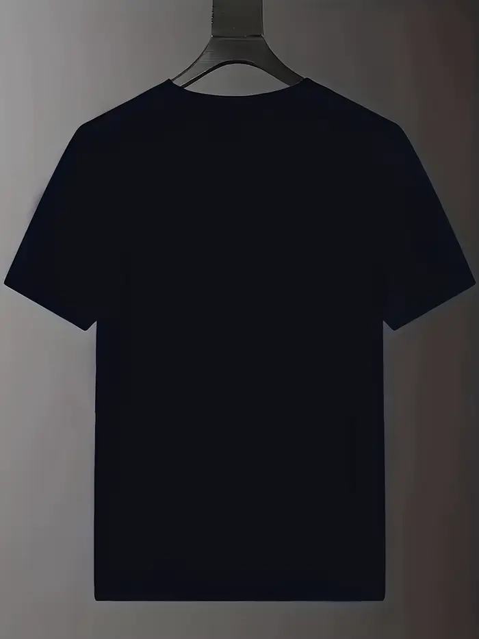 T-shirt noir minimaliste pour homme