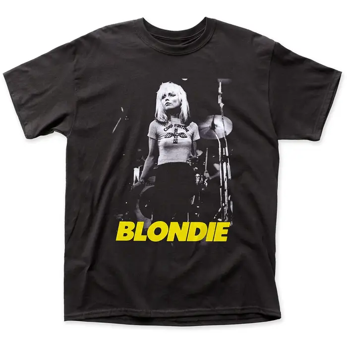 T-shirt punk rock du groupe Blondie 2026, style rétro et ample, pour le groupe féminin des années 19