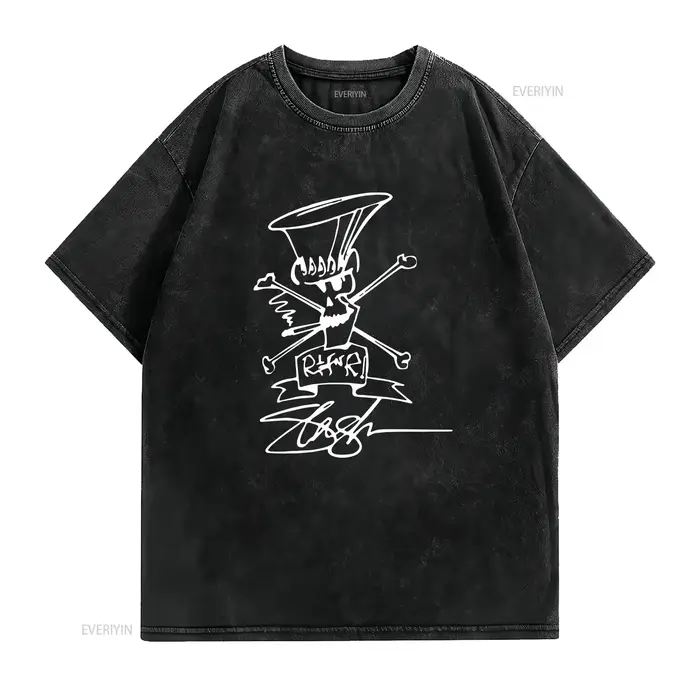 Slash t-shirt tee s m l xl GNR Snakepit Velvet Revolver Guitariste vintage Lavé vêtements de créateur mode Élégant Respirant