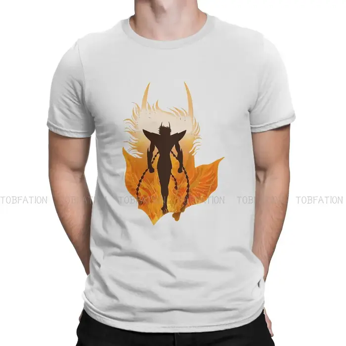 Saint Seiya Anime t-shirt homme Cool mode t-shirt 100% coton Original sweats Hipster