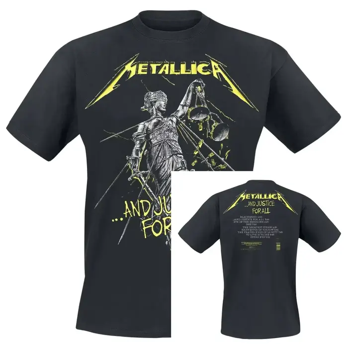 T-shirt graphique Metallica pour hommes et femmes, été, 100% coton, vêtements Y2K, gothique, haut de