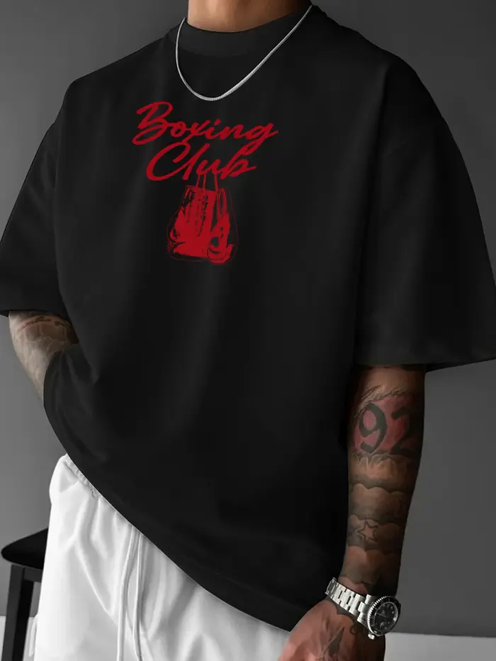 T-shirt d'été de style européen pour hommes