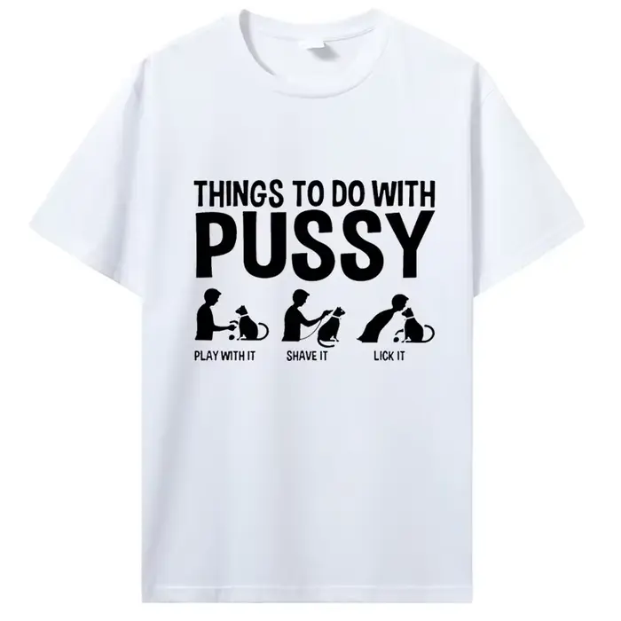 T-shirt drôle unisexe sur le thème du chat! Imprime félines adorables et ludiques qui volent le spectacle - parfaites pour les familles de animaux de compagnie