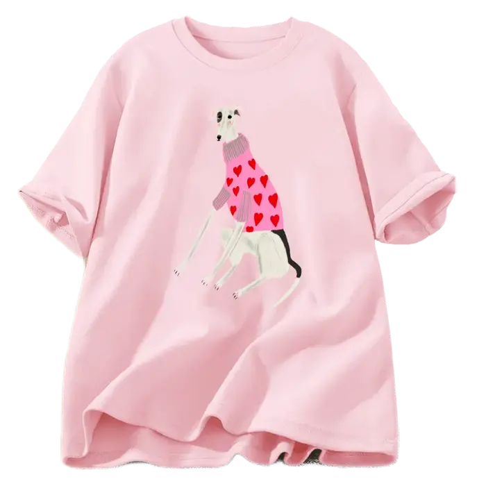Chiot drôle T-shirt hommes femmes mignon chien de compagnie T-shirt imprimé haute qualité coton à ma