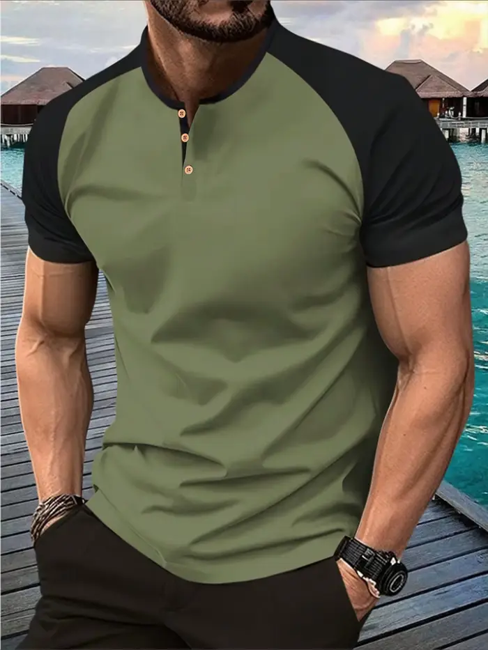 T-shirt Henry pour hommes