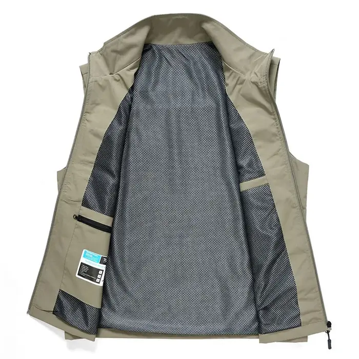 Gilet ample sans manches pour hommes