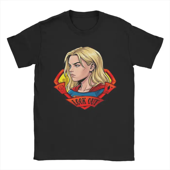 T-Shirts pour hommes Lobo Supergirls Movie Novelty