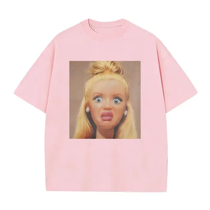 T-shirt humoristique et dégoûtant avec motif de poupée Meme