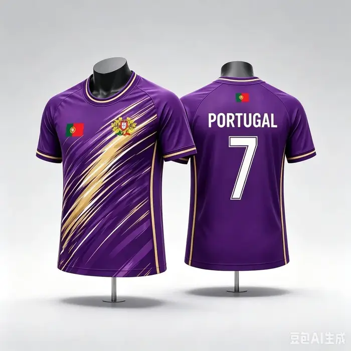 T-shirts pour hommes imprimés avec le drapeau national du Portugal