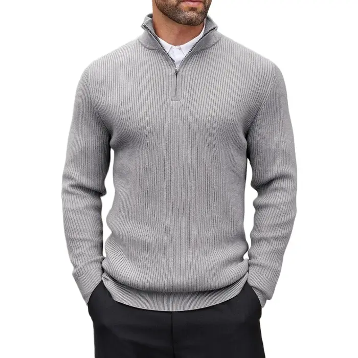Pull à fermeture éclair pour hommes