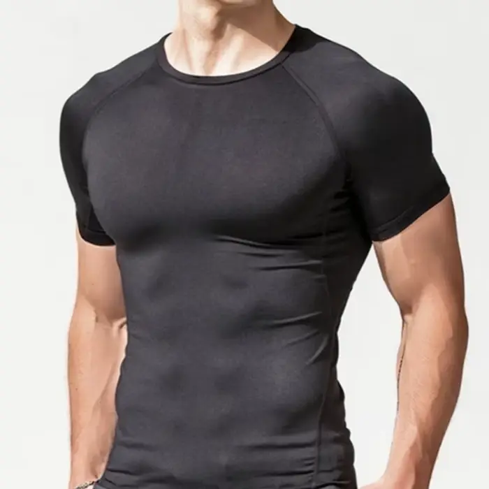 T-shirt de compression à manches courtes pour homme