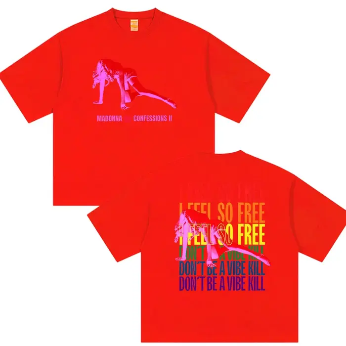 T-shirt Madonna « Confessions II » 2026 | T-shirt en coton lourd 230g