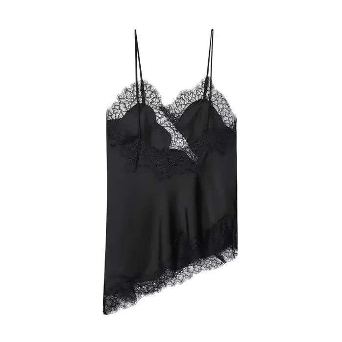 MUJER noir couverture en dentelle pour femmes Camisole Sexy dos nu hauts femme 2025 été sans manches