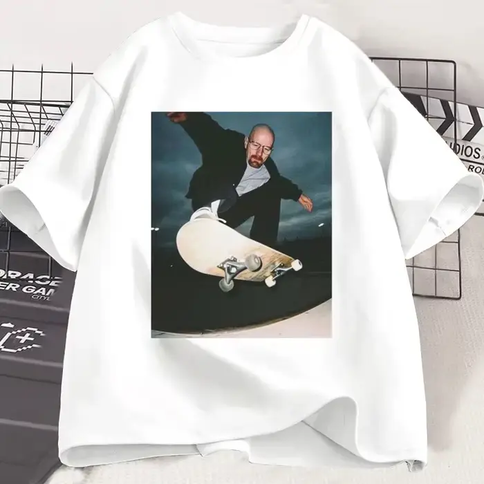 Breaking Bad Heisenberg T-shirts femmes Walter blanc années 90 Skate T-Shirt fille unisexe graphique imprimé