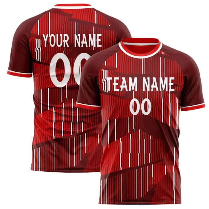 Nom de l'équipe personnalisé numéro nom T-shirt de Football