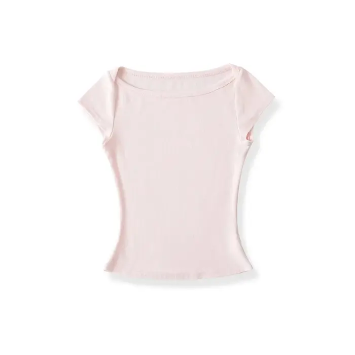 T-Shirt amincissant à manches courtes pour femmes