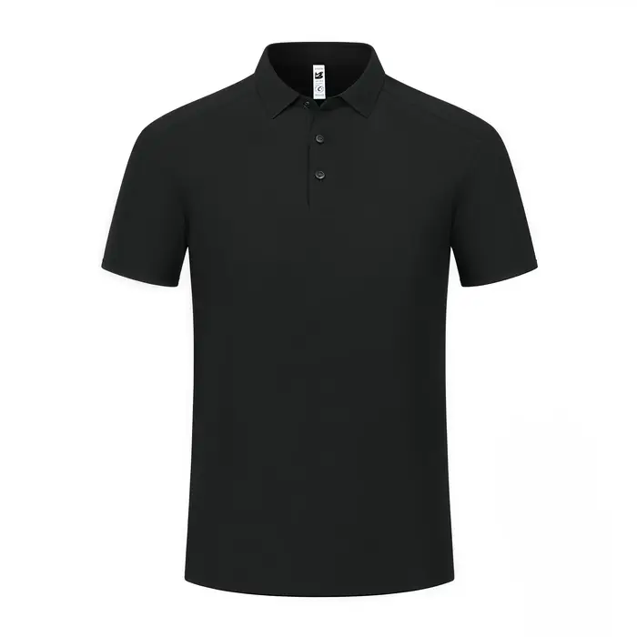 Polo haut de gamme pour hommes, manches courtes, sans couture, pressage de colle, uniforme de travai