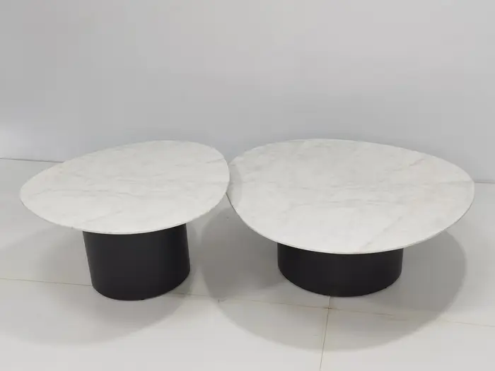 Style minimaliste moderne, bureau en marbre de haute qualité, table basse de luxe pour la maison