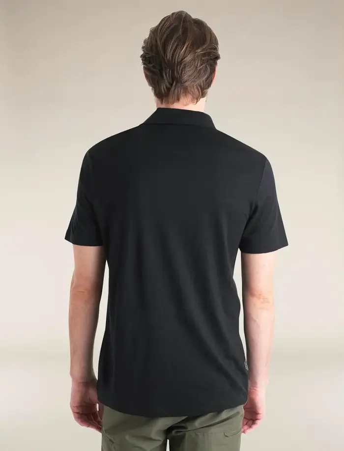 Polo 100% laine mérinos pour hommes