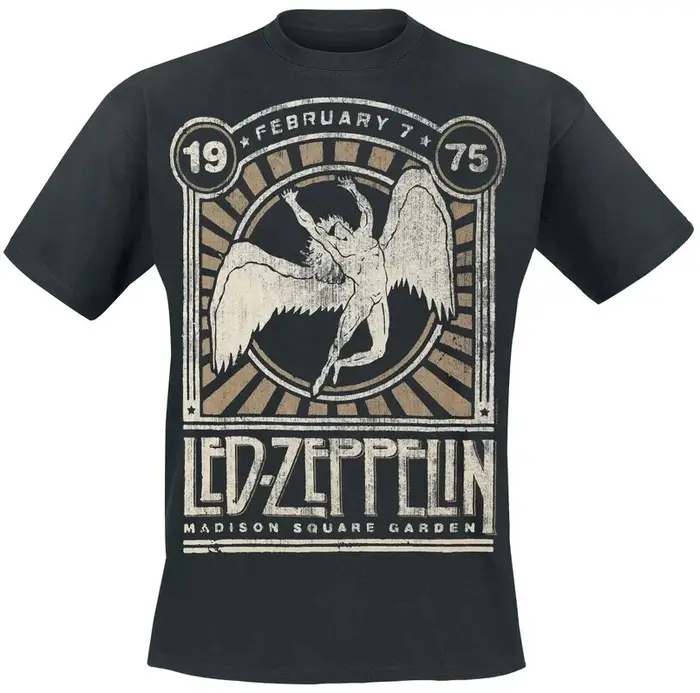 T-shirt avec logo et symboles Led Zeppelin