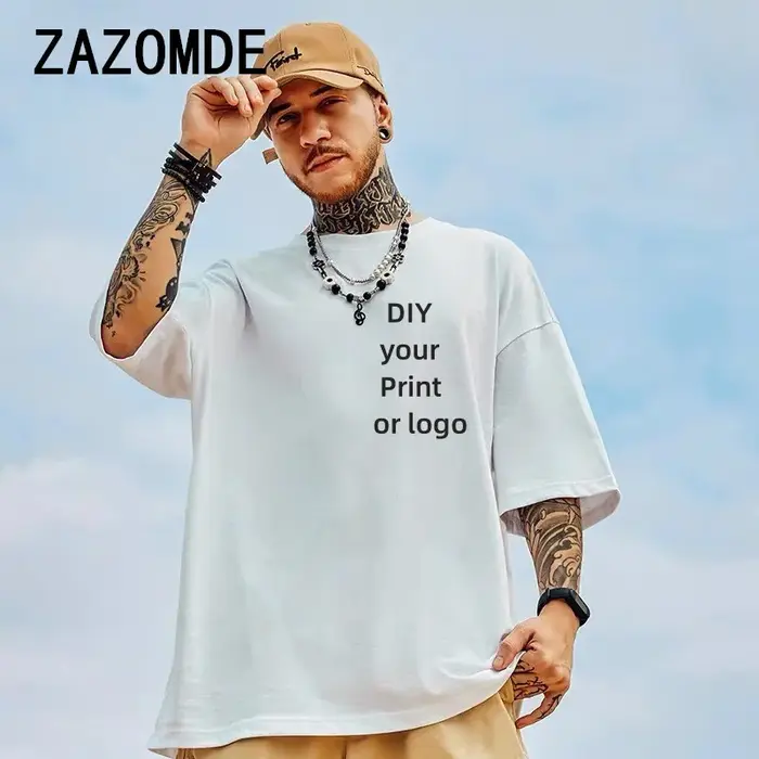 T-shirt personnalisé 100% coton pour hommes et femmes