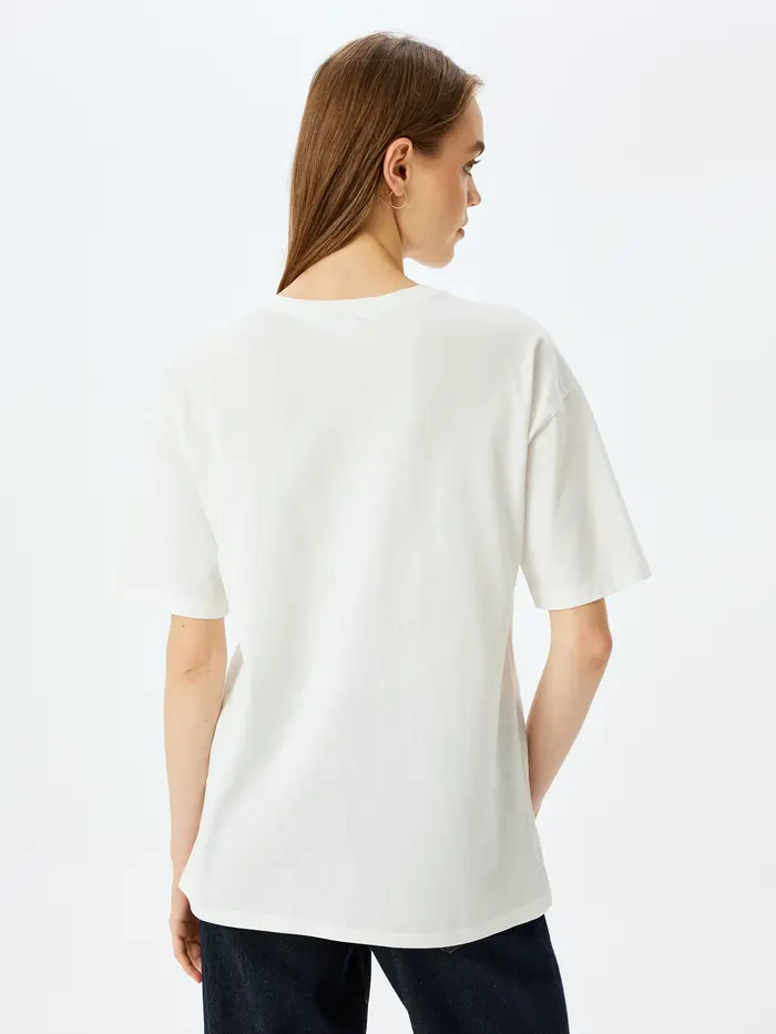 T-shirt blanc avec inscription SORRY