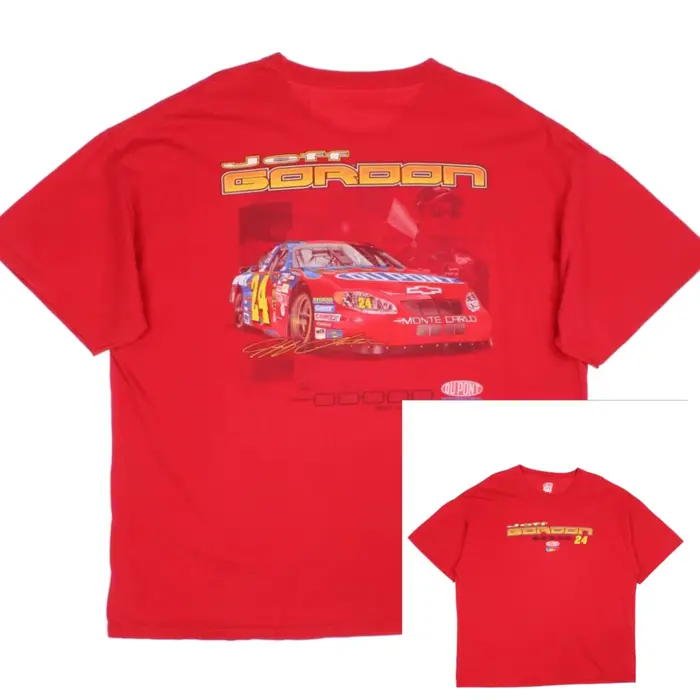 T-Shirt jaune classique de course tout-terrain pour hommes et femmes, t-shirt graphique 100% coton, 
